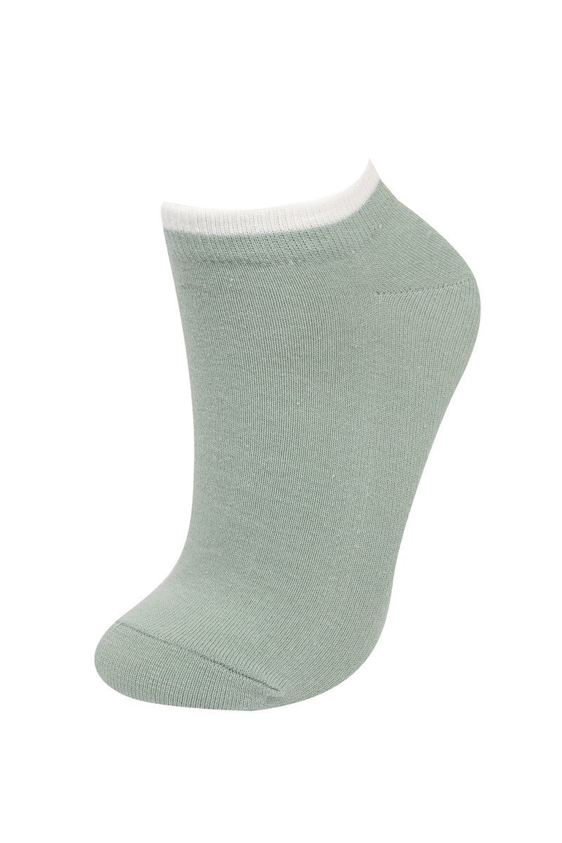 DeFacto Multicolour Woman Woman Animal Print 3 Piece Cotton Ankle Socks Casual - Image 3